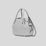 KATE SPADE Dumpling Pebbled Leather Mini Triple Compartment Satchel Mountain Grey KI859