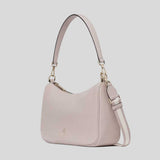 KATE SPADE Emma Pebbled Leather Medium Shoulder Bag Cozy Grey KK068