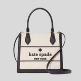 KATE SPADE Ellie Canvas Small Tote Black Multi KK098