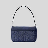 KATE SPADE Spade Flower Quilted Fabric Convertible Wristlet  Parisian Navy KK255