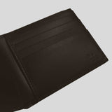 GUCCI Men's Signature GG Leather Bifold Wallet Dark Brown 779836