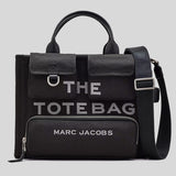 MARC JACOBS The Cargo Canvas Medium Tote Bag Black 2P5HTT007H03 lussocitta lusso città