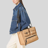MARC JACOBS The Cargo Canvas Medium Tote Bag Camel 2P5HTT007H03