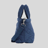MARC JACOBS Quilted Nylon Mini Tote Azure Blue M0016681
