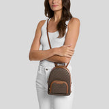 MICHAEL KORS Jaycee XS Convertible Zip Pocket Backpack Brown 35T2G8TB1B