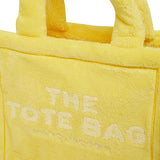 MARC JACOBS Mini The Tote Terry Cloth Bag Yellow H058M06PF22