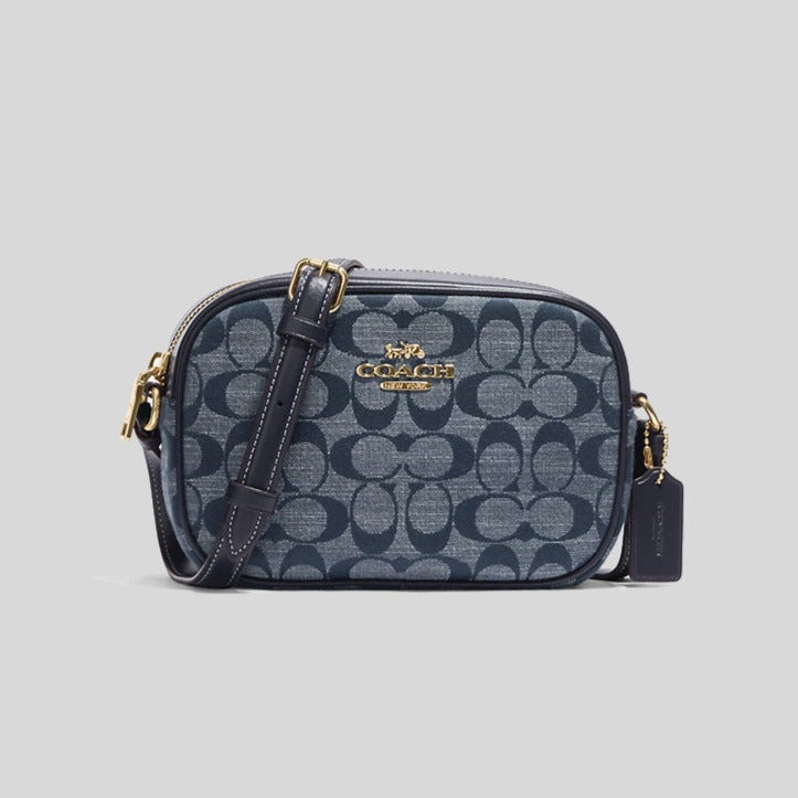 Coach denim online camera bag