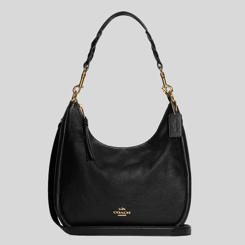 Coach black hobo sales