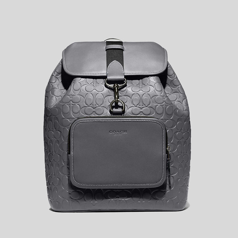 Coach clearance backpack grey