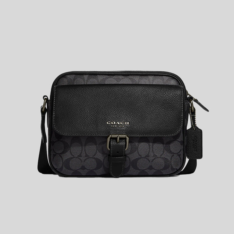 Coach crossbody top signature canvas