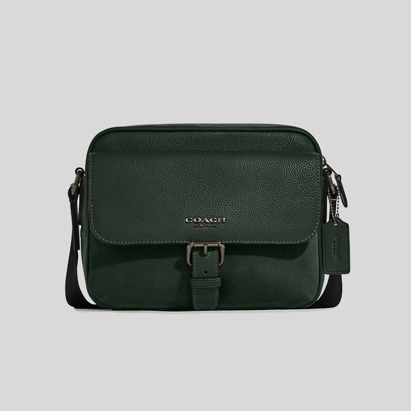 coach green crossbody bag