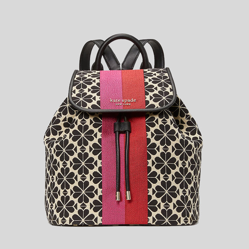 Kate spade discount black floral backpack