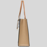 MARC JACOBS Grind Colorblocked Tote Smoked Almond Multi M0016131