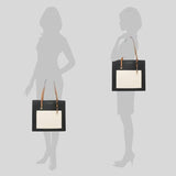 MARC JACOBS Grind Colorblocked Tote Smoked Almond Multi M0016131