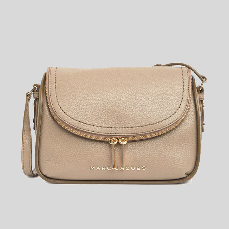 Marc Jacobs The Groove Leather Mini Messenger Bag M0016932 Greige