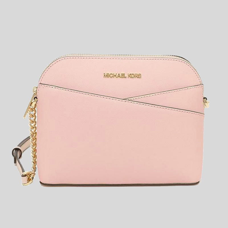 Michael Kors Crossbody with Tech Attached MK Signature Powder