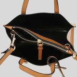 MARC JACOBS Mini Grind Coated Leather Tote Smoked Almond M0015685