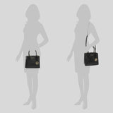MICHAEL KORS Mercer Medium Pebbled Leather Crossbody Bag Black 35S1GM9M2L