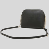 Michael Kors Jet Set Travel MD Dome Crossbody Bag Black 35F1GTVC6T