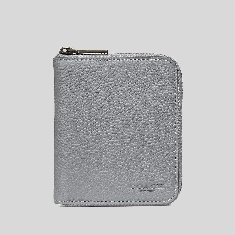 Heather grey coach wallet cheap