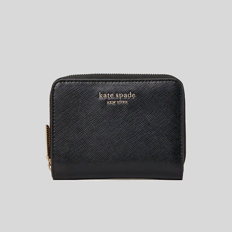 Kate Spade Spencer Small Compact Wallet Black PWR00395 LussoCitta
