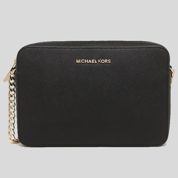 Michael Kors Jet Set Item Crossbody Bag Black 35T8GTTC9L New Logo