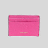 Salvatore Ferragamo Calf Leather Card Holder Hot Pink 0750042