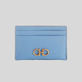 Salvatore Ferragamo Calf Leather Card Holder Nigella Blue 0752760 lussocitta lusso cittaSalvatore Ferragamo Calf Leather Card Holder Nigella Blue 0752760 lussocitta lusso citta