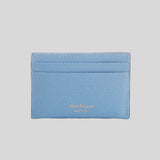 Salvatore Ferragamo Calf Leather Card Holder Nigella Blue 0752760