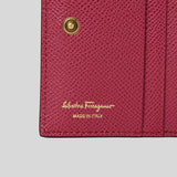 Salvatore Ferragamo Calf Leather Small Bifold Wallet Ribes 0755265