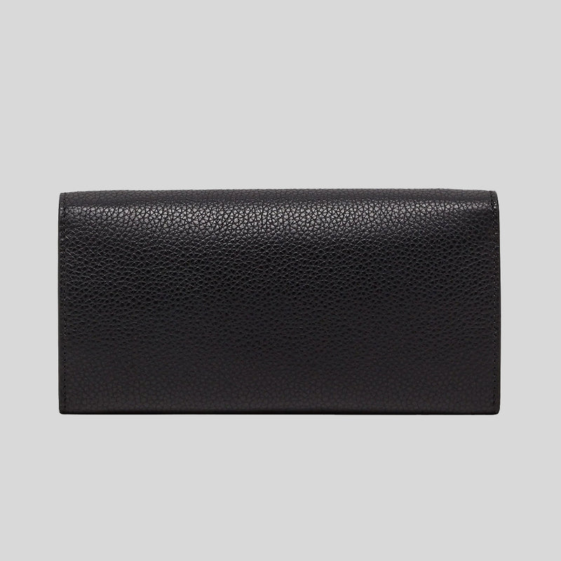 FERRAGAMO Gancini Wallet With Chain Black 0770374