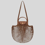 LONGCHAMP Le Pliage Filet L Mesh Bag Tobacco 10121HVH