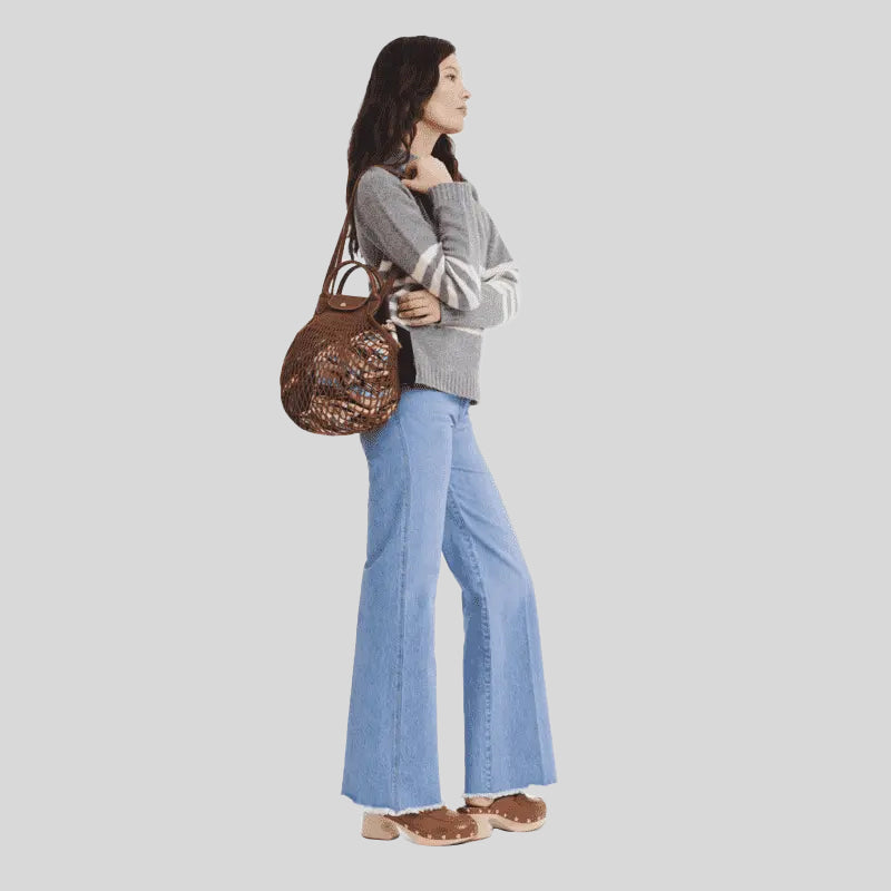 LONGCHAMP Le Pliage Filet L Mesh Bag Tobacco 10121HVH