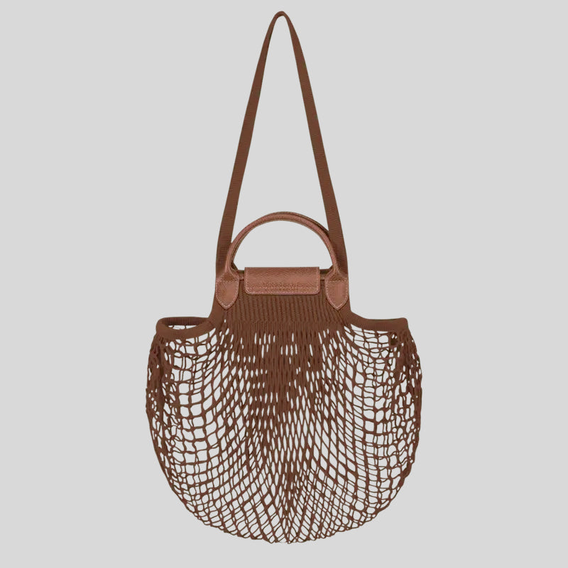 LONGCHAMP Le Pliage Filet L Mesh Bag Tobacco 10121HVH