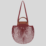 LONGCHAMP Le Pliage Filet L Mesh Bag Acajou 10121HVH
