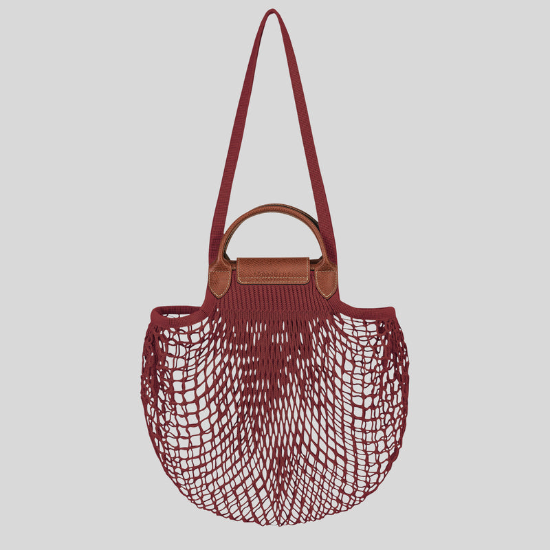 LONGCHAMP Le Pliage Filet L Mesh Bag Acajou 10121HVH