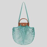 LONGCHAMP Le Pliage Filet L Mesh Bag Lagon 10121HVH lussocitta lusso citta