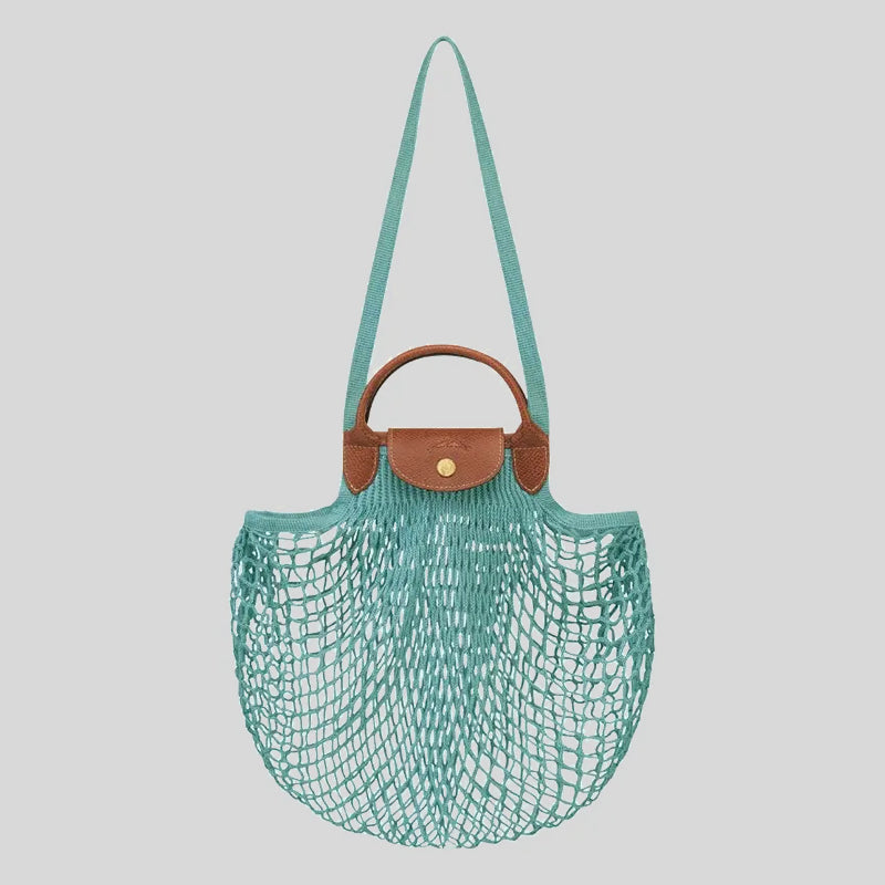 LONGCHAMP Le Pliage Filet L Mesh Bag Lagon 10121HVH lussocitta lusso citta
