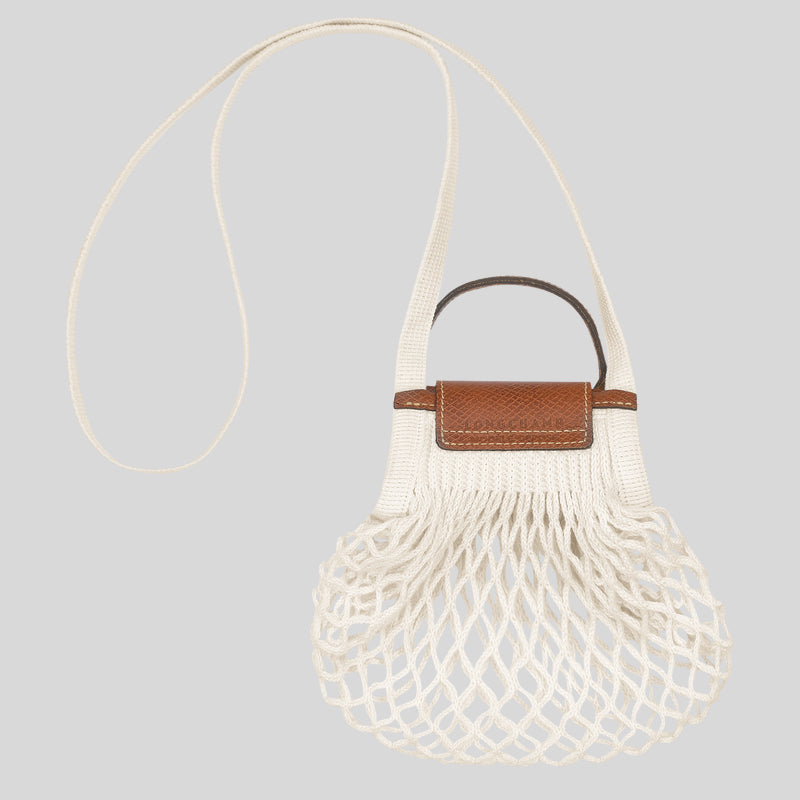 LONGCHAMP Le Pliage Filet XS Mesh Bag Ecru 10139HVH