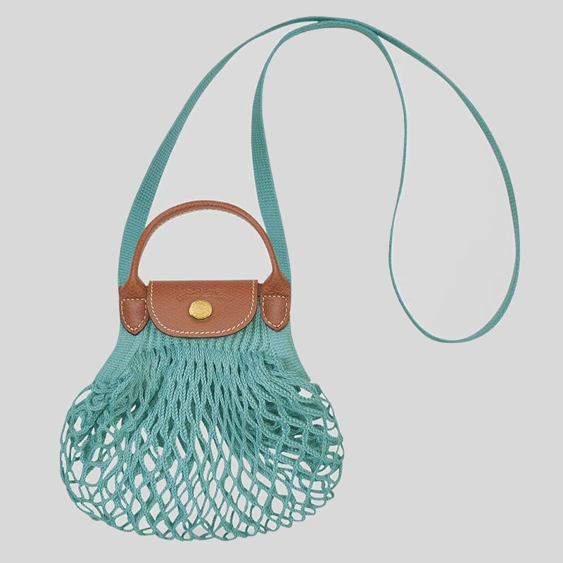 LONGCHAMP Le Pliage Filet XS Mesh Bag Lagoon 10139HVH