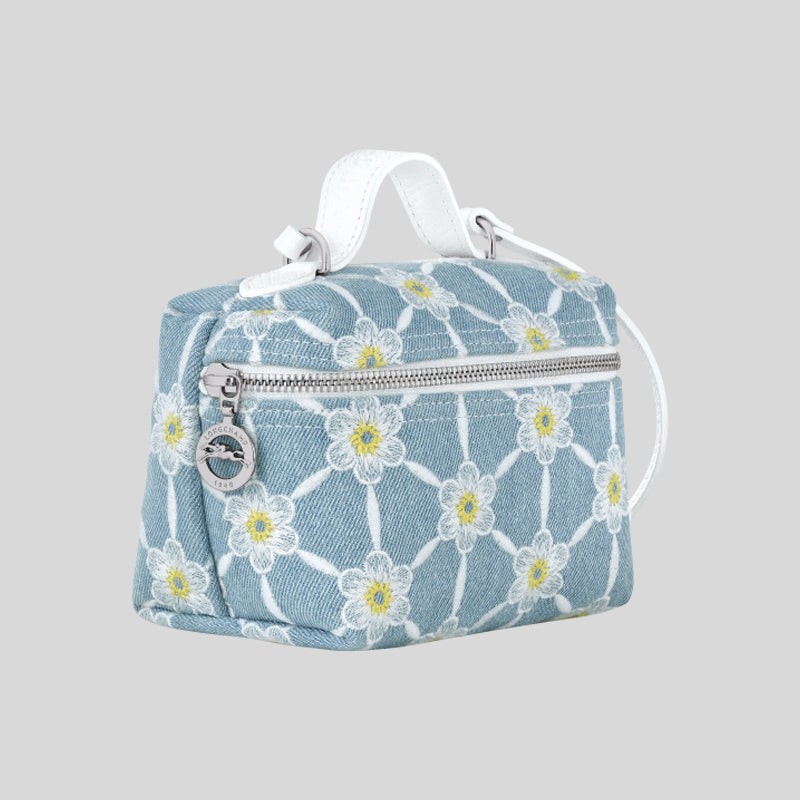 LONGCHAMP Le Pliage Collections XS Vanity Crossbody Bag Sky Blue 10187HEW