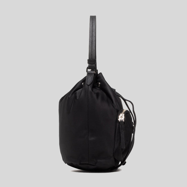 Tory Burch Virginia Nylon Bucket Bags Black 134652