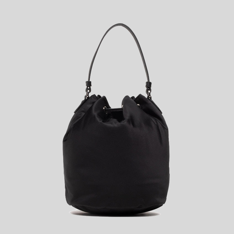 Tory Burch Virginia Nylon Bucket Bags Black 134652