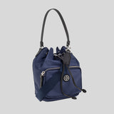 Tory Burch Virginia Nylon Bucket Bags Tory Navy 134652