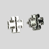 TORY BURCH Small Logo Stud Earring Tory Silver 143361