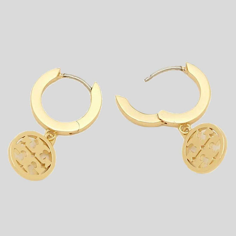 TORY BURCH Miller Huggie Hoop Earring Tory Gold 143786