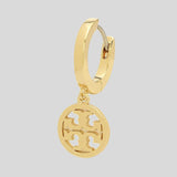 TORY BURCH Miller Huggie Hoop Earring Tory Gold 143786