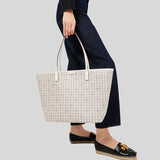 Tory Burch Ever Ready Zip Tote Winter New Ivory 145634