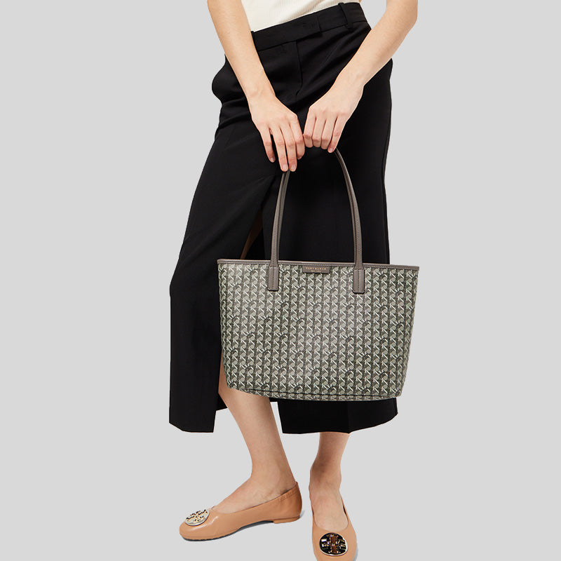 Tory Burch Small Ever Ready Zip Tote Zinc 147748