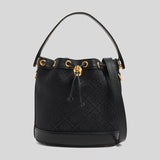 TORY BURCH T Monogram Jacquard Bucket Bag Black 152127 lussocitta lusso citta